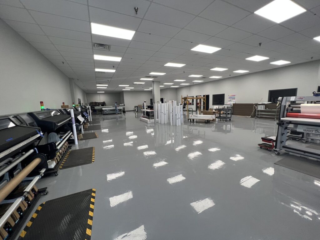 Epoxy Flooring/Coating Printing Warehouse