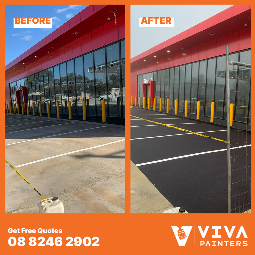 Sealer Coating of Petrol Station