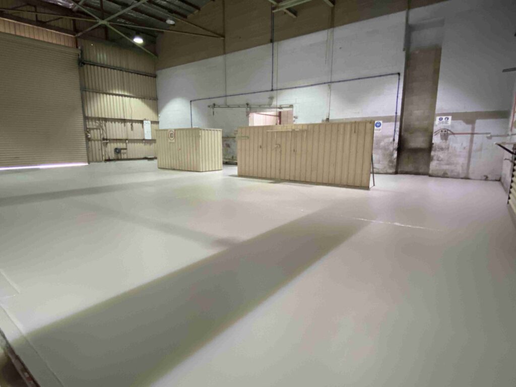 Epoxy Protective Coating Of Industrial Warehouse