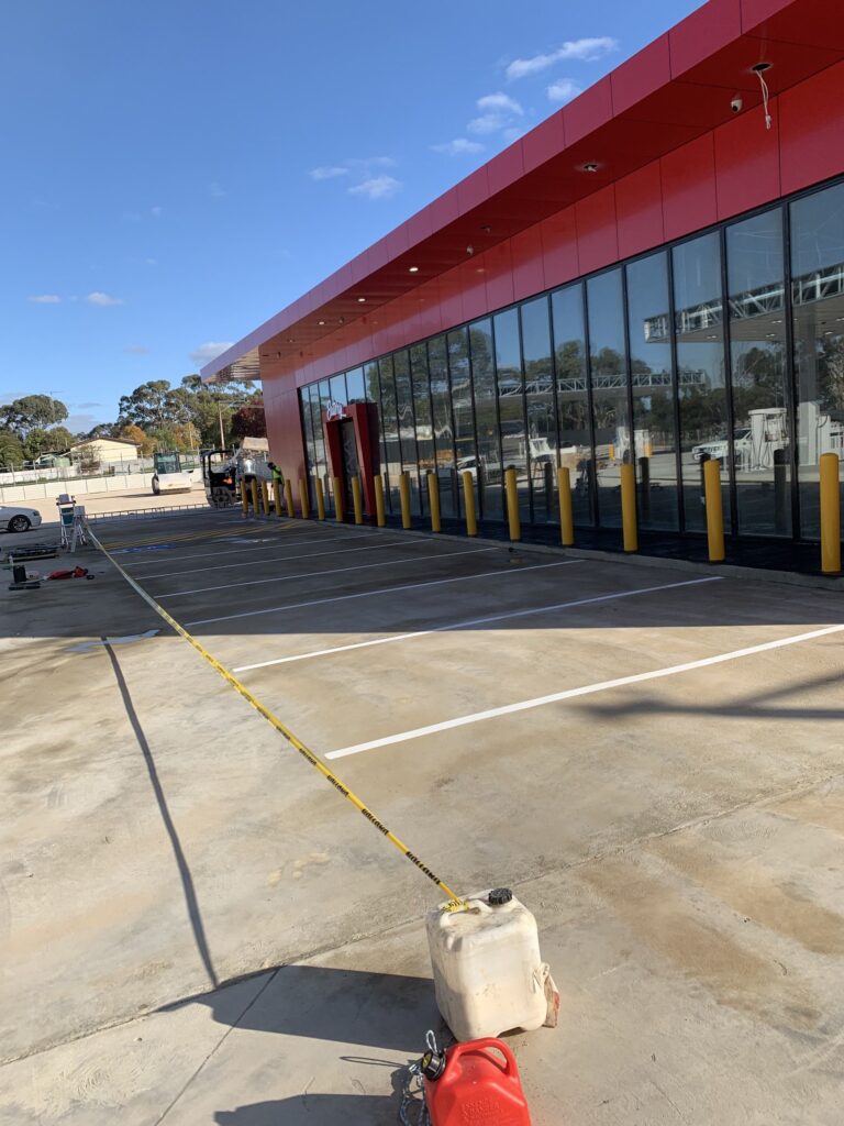 Sealer Coating of Petrol Station