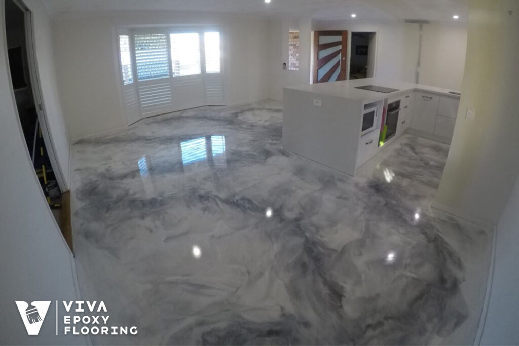 metallic epoxy flooring